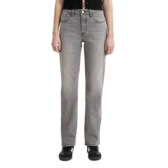 Open Box - Levi's -  Women's 501 High Rise Straight Leg Tailored Porcini - Picture 1 of 4